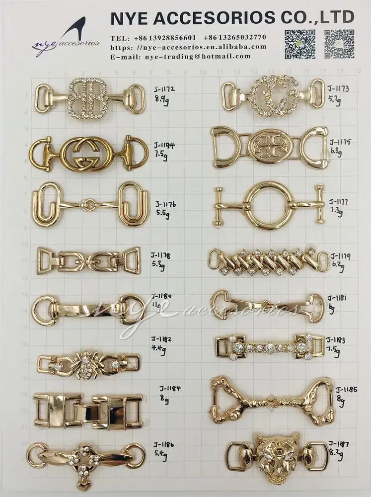 Metal Hardware Shoes Accessories for Shoes Decorative Man Buckle Custom Buckle Shoe Decorations charm