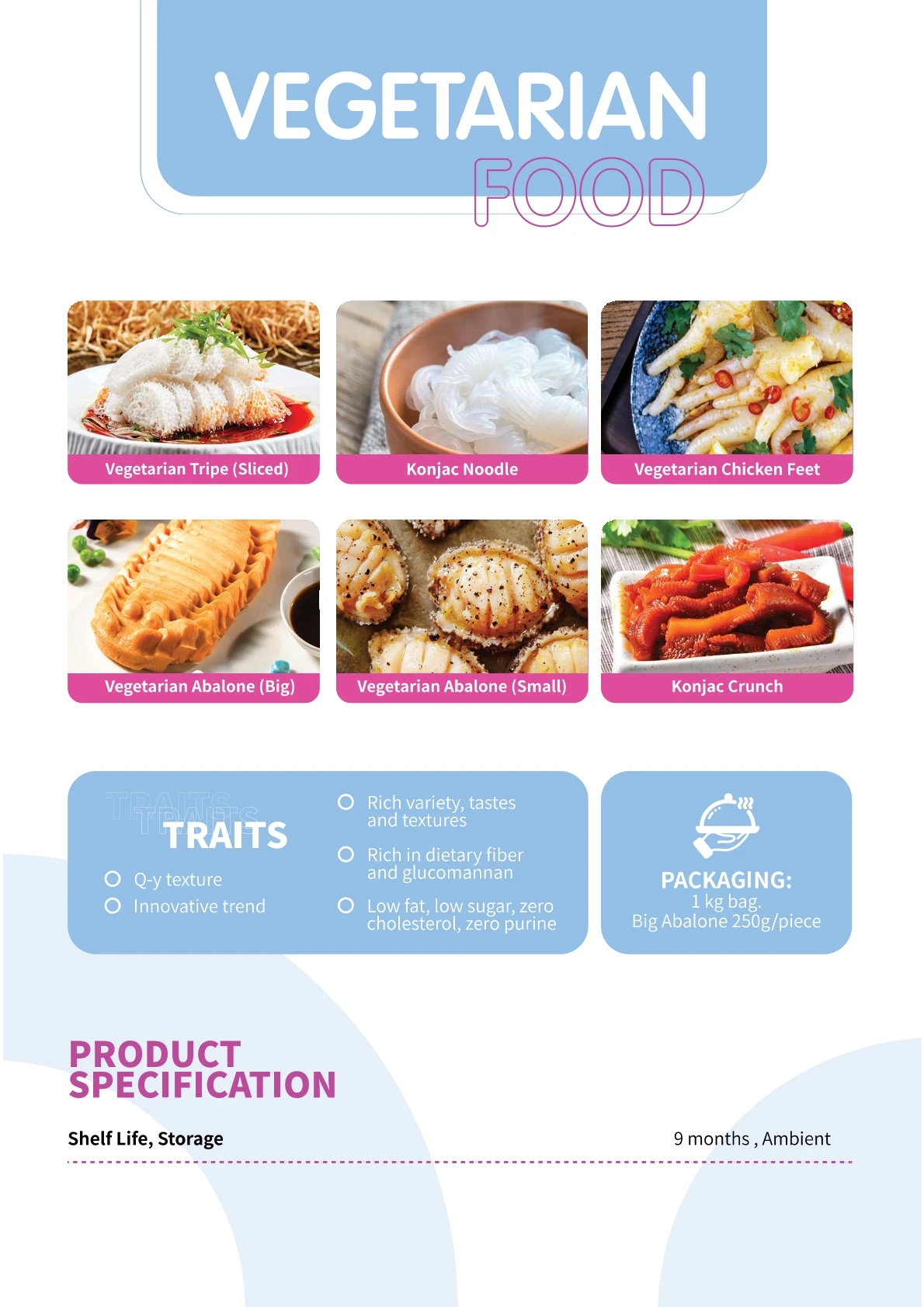 Original Factory Wholesale Konjac Powder for Vegetarian Tripe