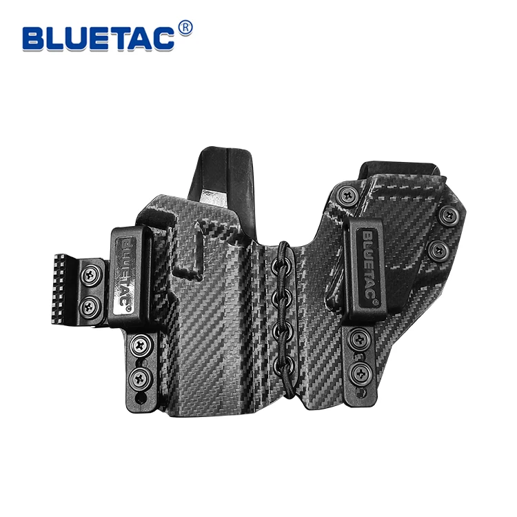 Кобура для пистолета Bluetac IWB, встроенная Магнитная сумка, внутренняя поясная лента, прочная кобура из углеродного волокна
