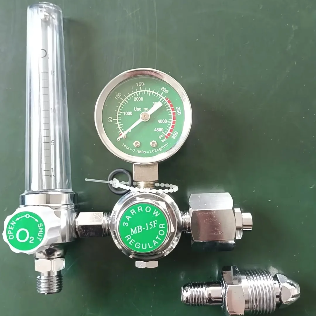 Bestselling Float-Type Medical Oxygen Regulator W/ O2 Humidifier for Oxygen Cylinders