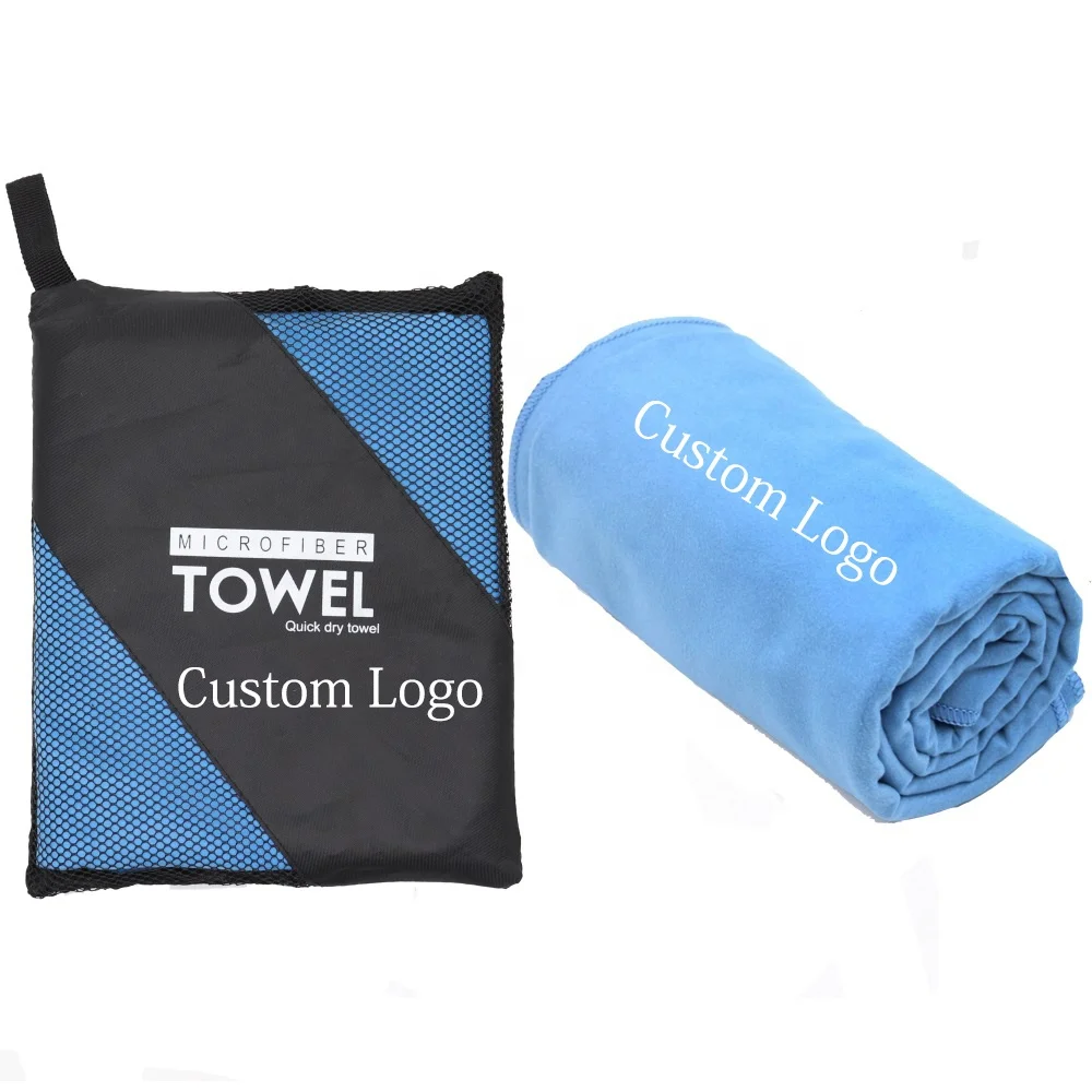 Быстросохнущее полотенце из микрофибры 80 полиэстер 20 полиамид логотип под