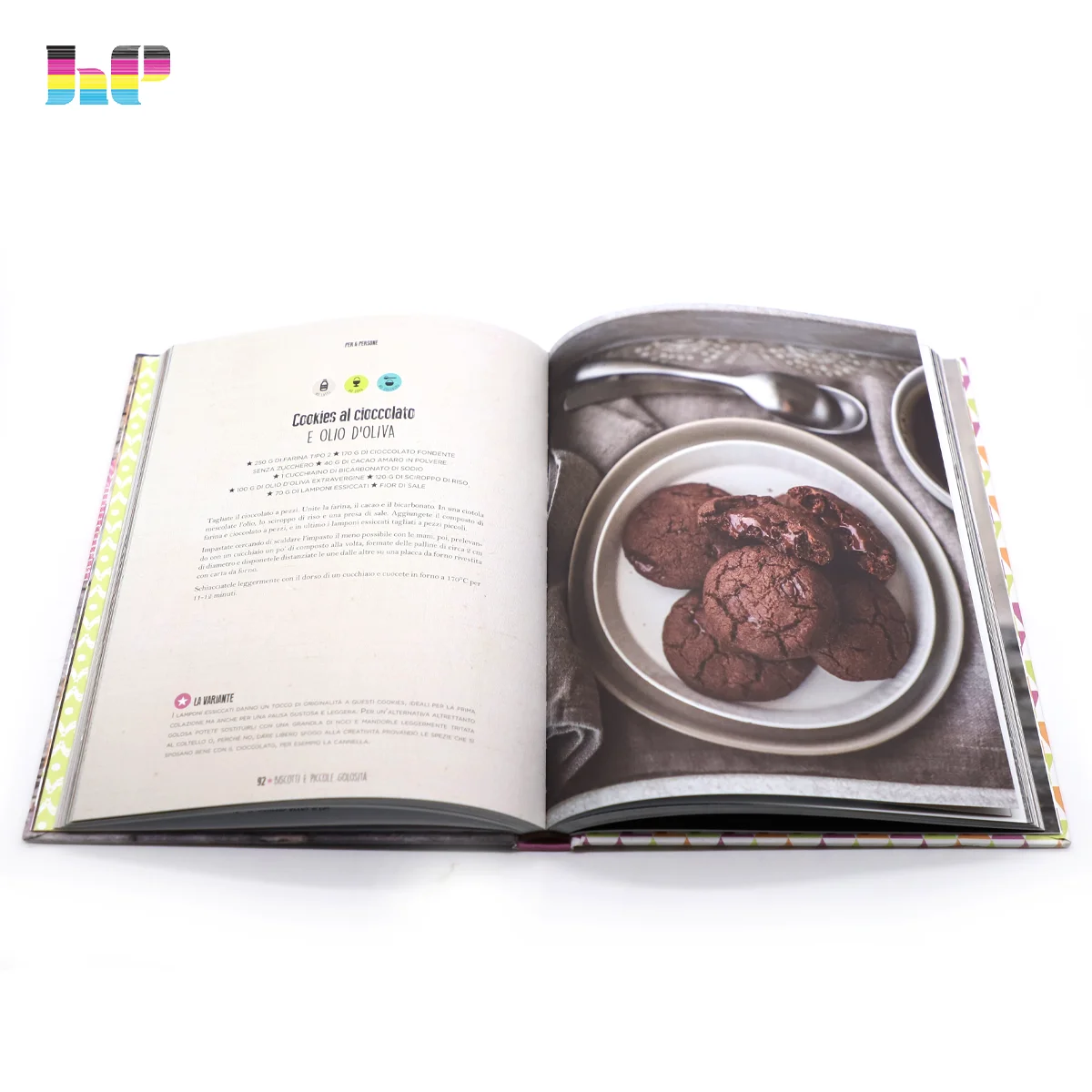 Custom offset printing beautiful hardcover cook book  Cheap recipe book printing