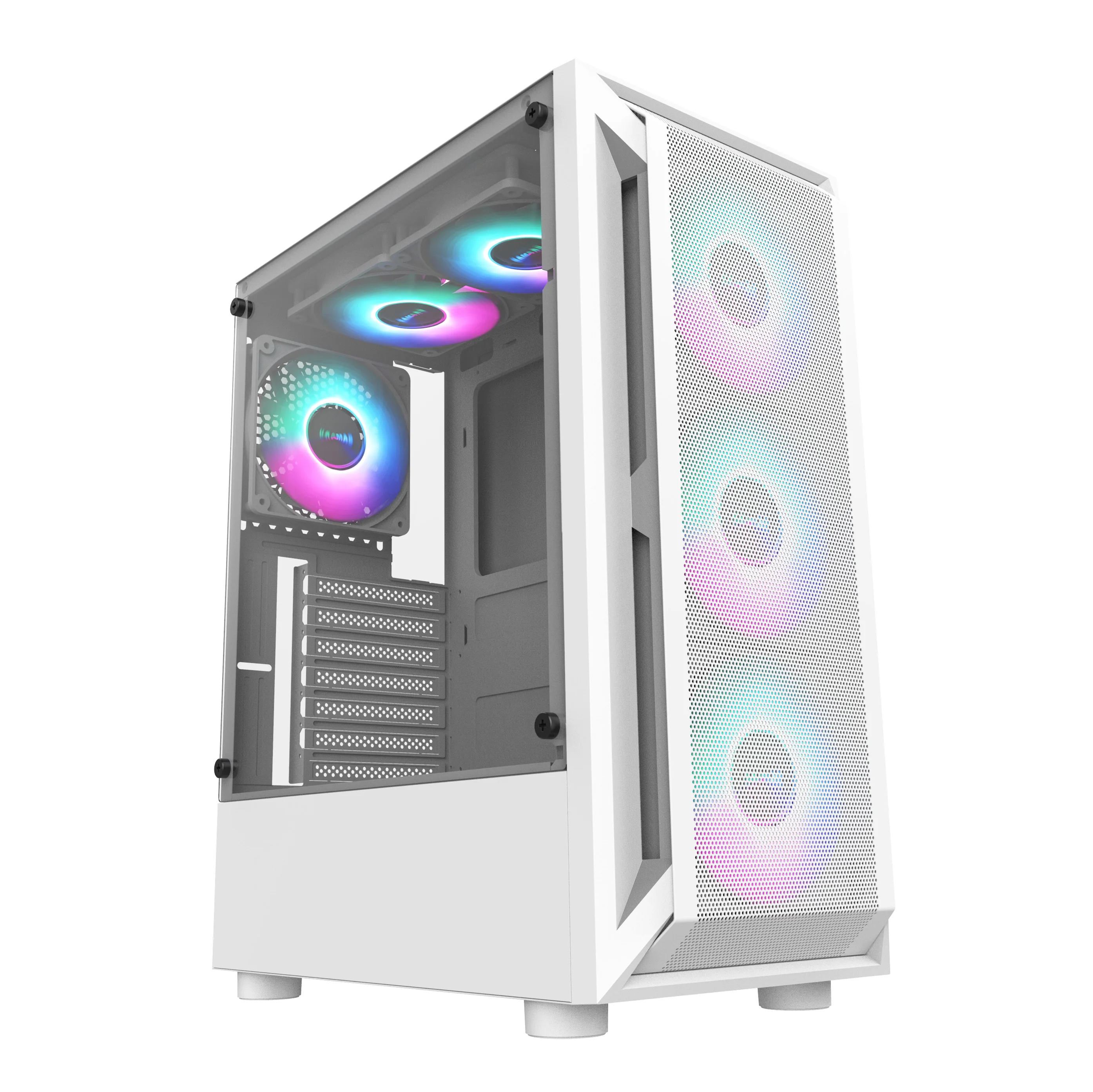 2022 новейший корпус Atx Tower настольный игровой для ПК алюминиевый компьютера