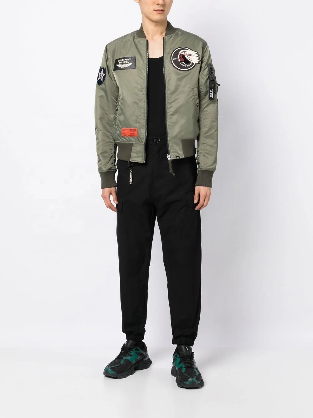 2023 wholesale new design Custom Cotton Padded Men Coats Plus Size Zipper Bike Men Basketball College Bomber Jacket