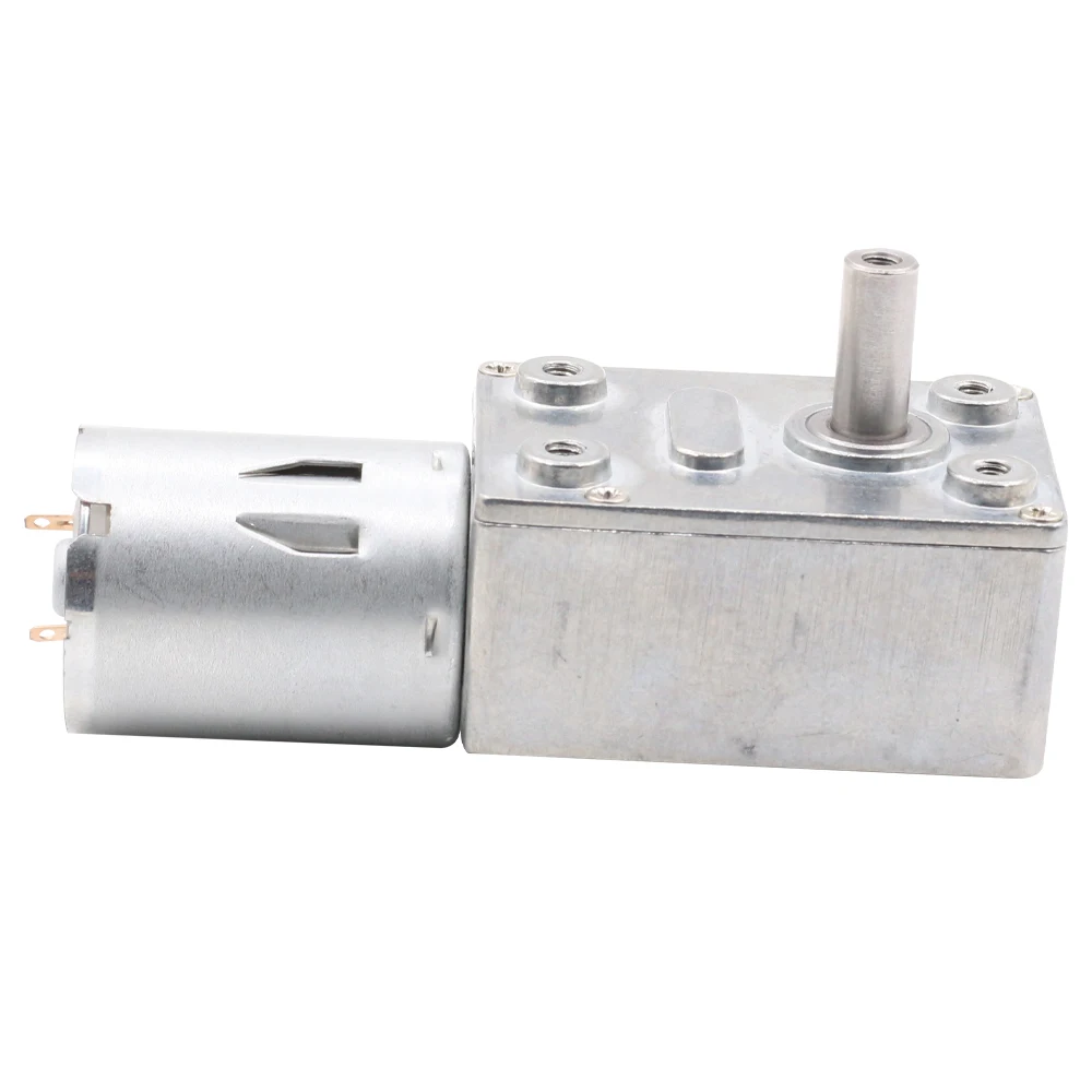 JGY-370 mini generator motor DC 6V 12V 24V Worm Gear Motor With Metal 10 rpm dc worm gearbox 11PPR Encoder For Arduino DIY