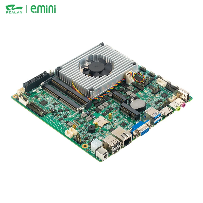 Realan custom quad core i7 digital signage motherboard m.2 combo cpu mainboard processor 4K video display and capture record