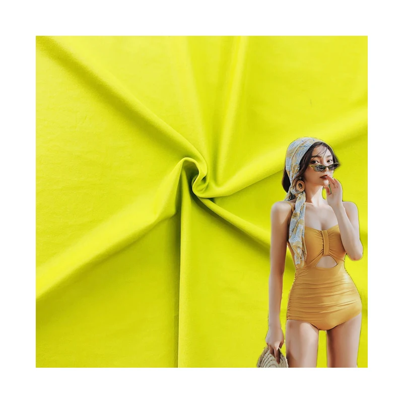 Высокоэластичная трикотажная ткань из 75% нейлона, 25% спандекса для спортивной одежды