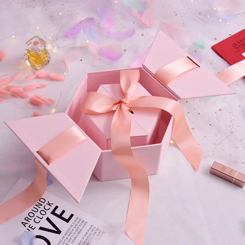 Wholesale Custom Logo Luxury bridesmaid proposal wedding jewelry gift packaging box set