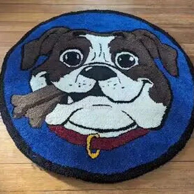 High Luxury Customized Animal Shaped Rug Carpet Handmade Face Baby Carpet Modern Handmade Tiger Carpets