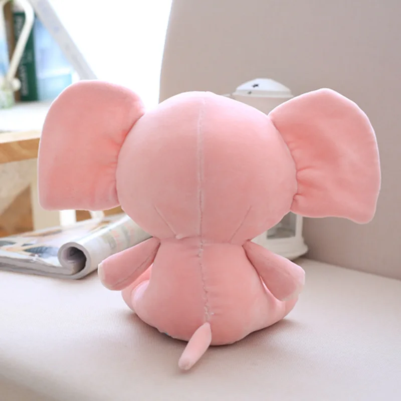 Hot Selling Stuffed Nursery Plush Toy Promotional Gifts With Logo Embroidery Custom Elephant Keychain For Christmas Activity