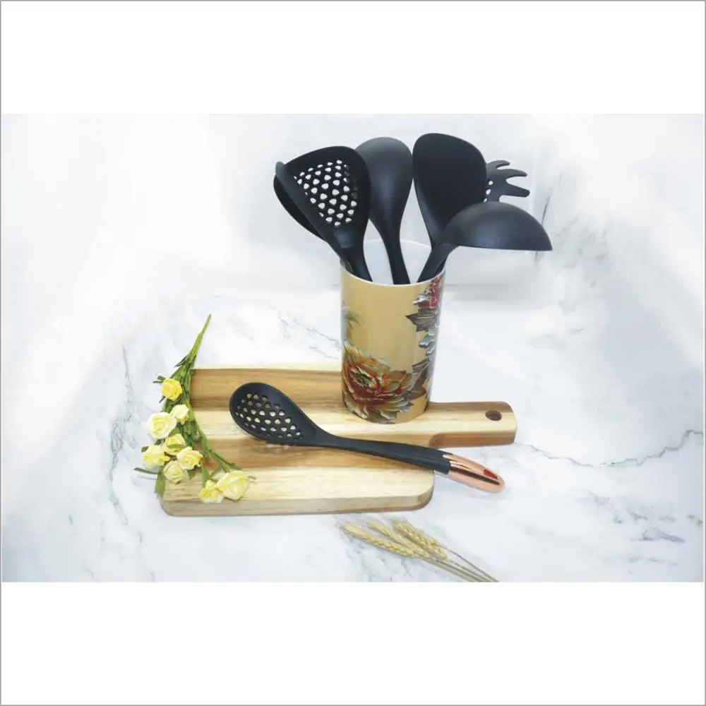 2019 Kitchen Accessories Heat Resistant Non Stick ABS Handle 9 pieces Kitchen Cooking Tools Nylon Utensil Sets