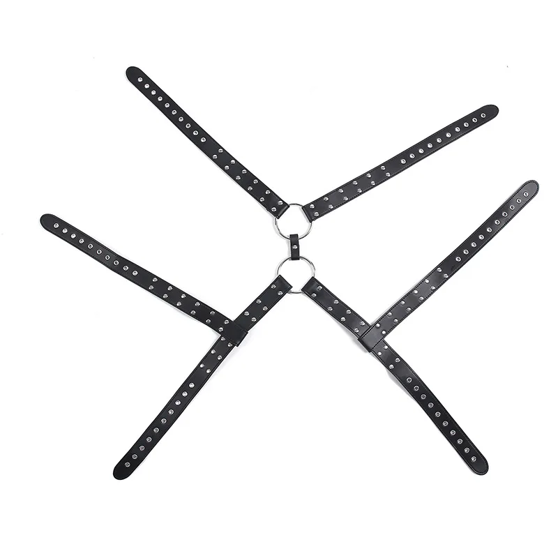 Wear Leather Clothes Bondage Body Restraints for Men Sexy Games Appliance