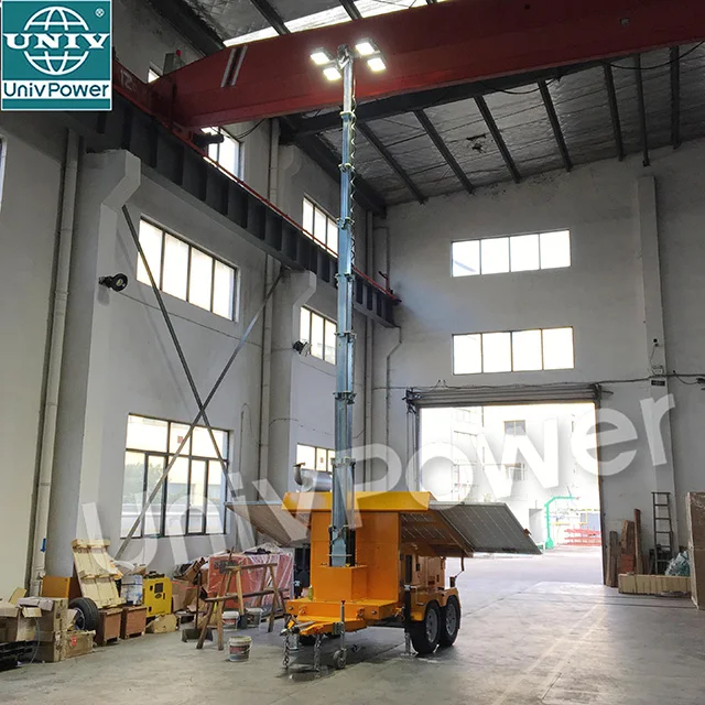 USA Popular Construction Machine Solar Light Tower