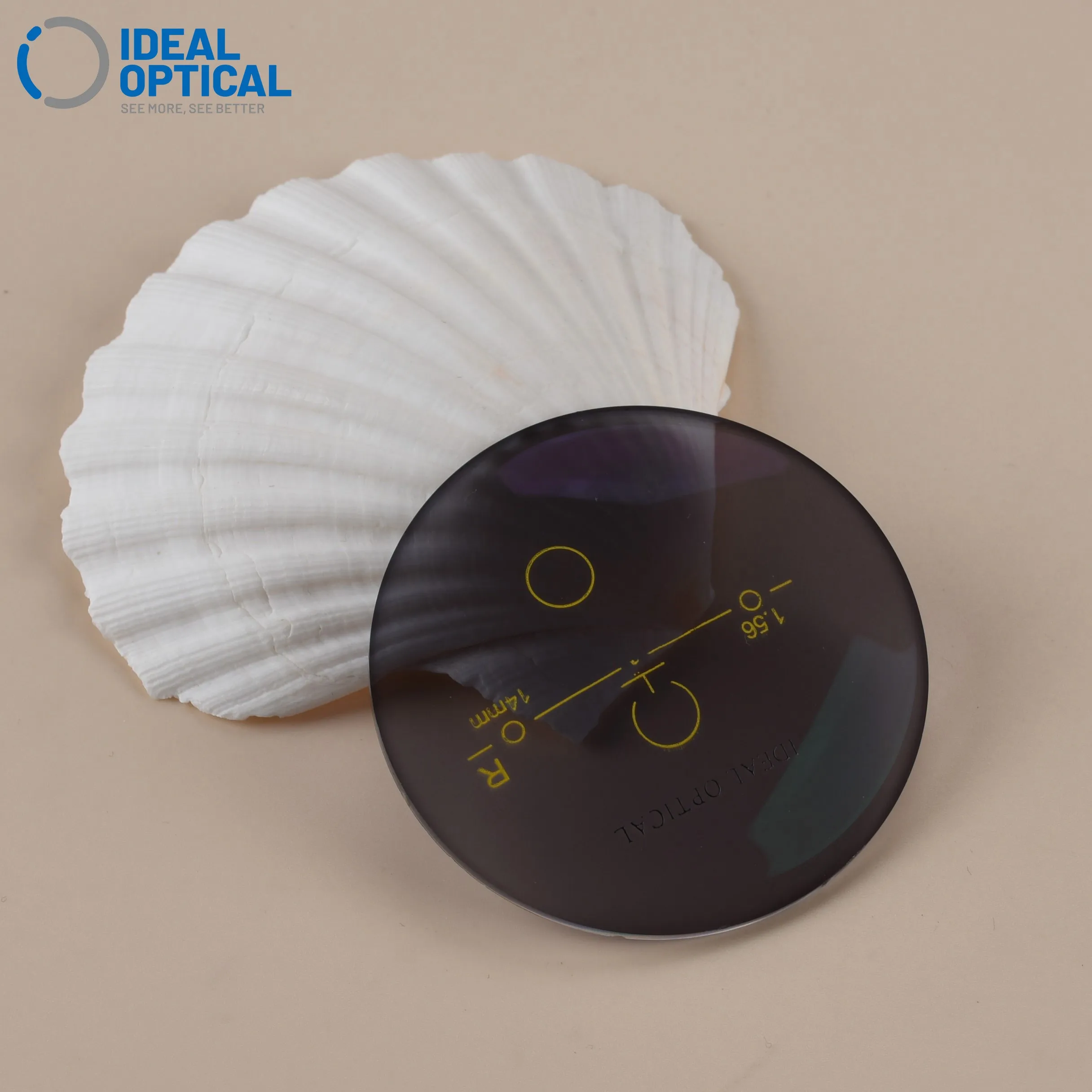 Photochromic 1.74 Optical Lens Anti Blue Light UV420 Blue Cut Progressive Eyewear Lenses