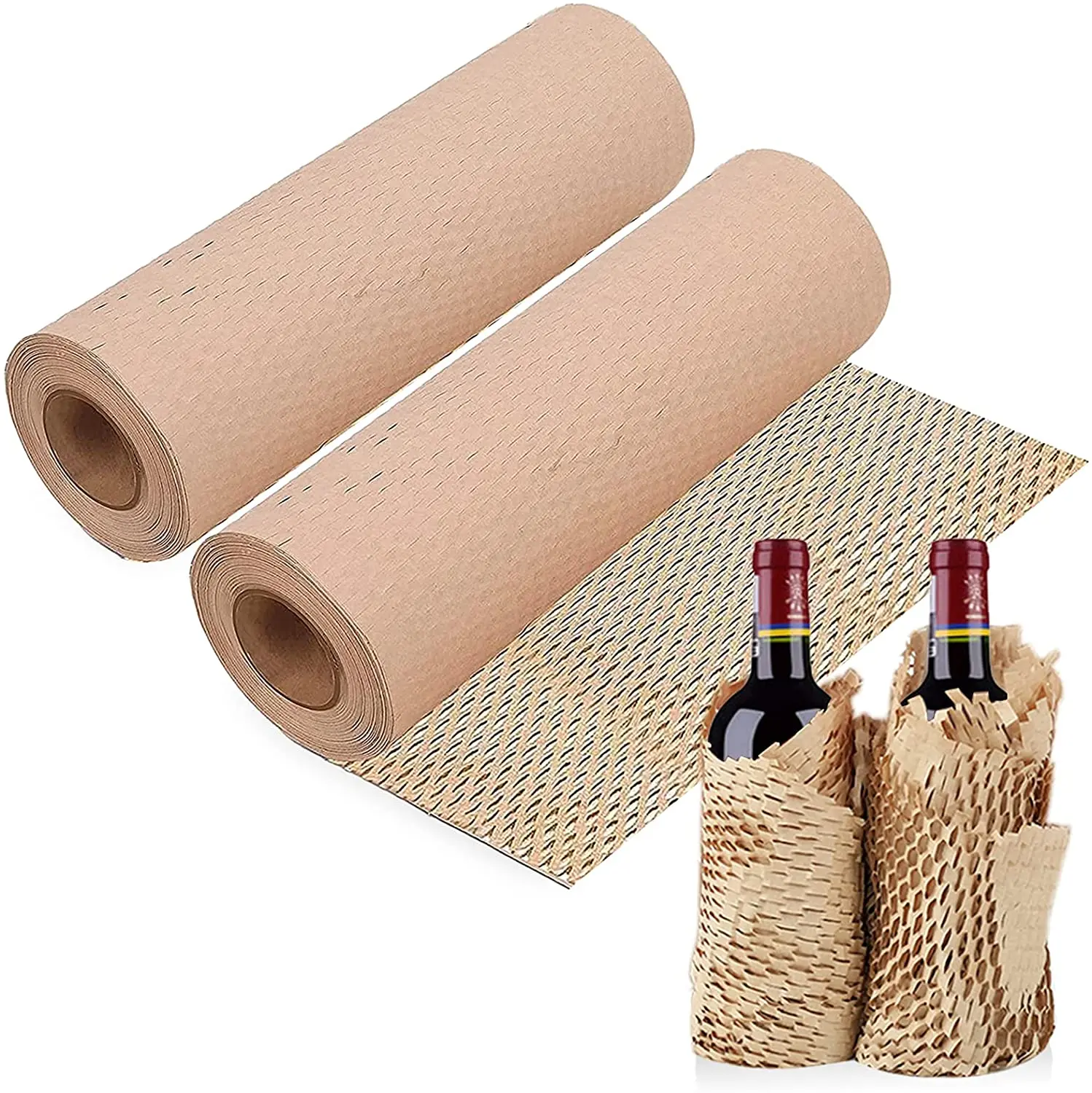 Creatrust Packaging Cushioning Wrap Pack Kraft Stuck Greaseproof Roll Other Chemical Honeycomb Paper