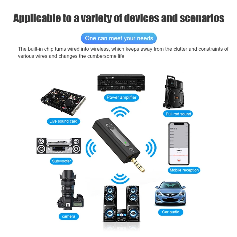 High Quality Portable Wireless Microphone Lavalier Lapel Mic Speaker Phone Wireless Lapel Microphone for Camera