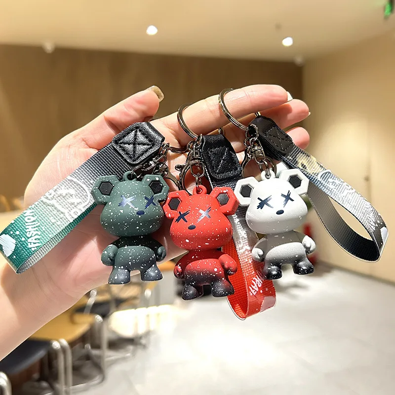 All Type of Key Chains Cartoon cute car astronaut Character Kid Keyring Key Chain Toy Rubber 3D Soft Anime PVC Keychain