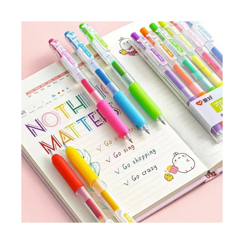 G5007 0.5mm Metallic Color Gel Pens Wholesale Colour Pen Set Plastic