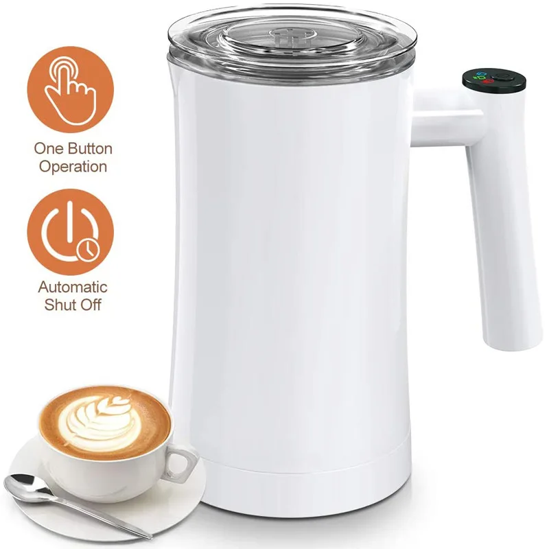 Portable Electric Milk Frother 400W Fast Heating Milk Warmer Automatic Milk Foam Maker For Cappuccino Latte