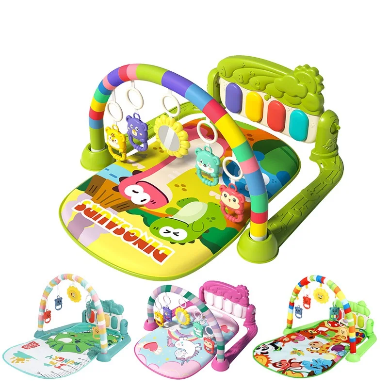 High Quality Educational Playing And Musical Infant Fitness Carpet Toys Piano Keyboard Play Musical Mat Piano Baby Play Gym