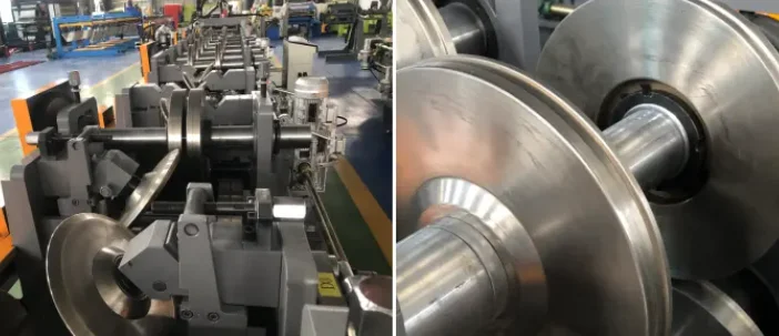 Full Automatic Muti Function CZ Purlin Roll Forming Machine in North America