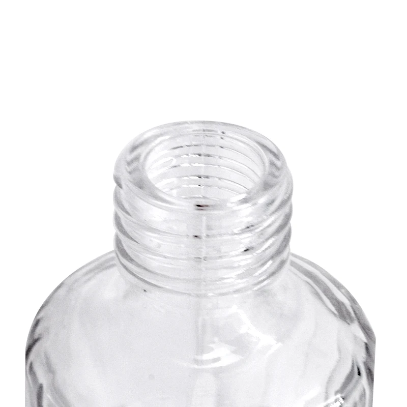 Wholesale 100ml 200ml glass wine bottle vodka fruit wine iceberg bottom design with plastic bottle cap