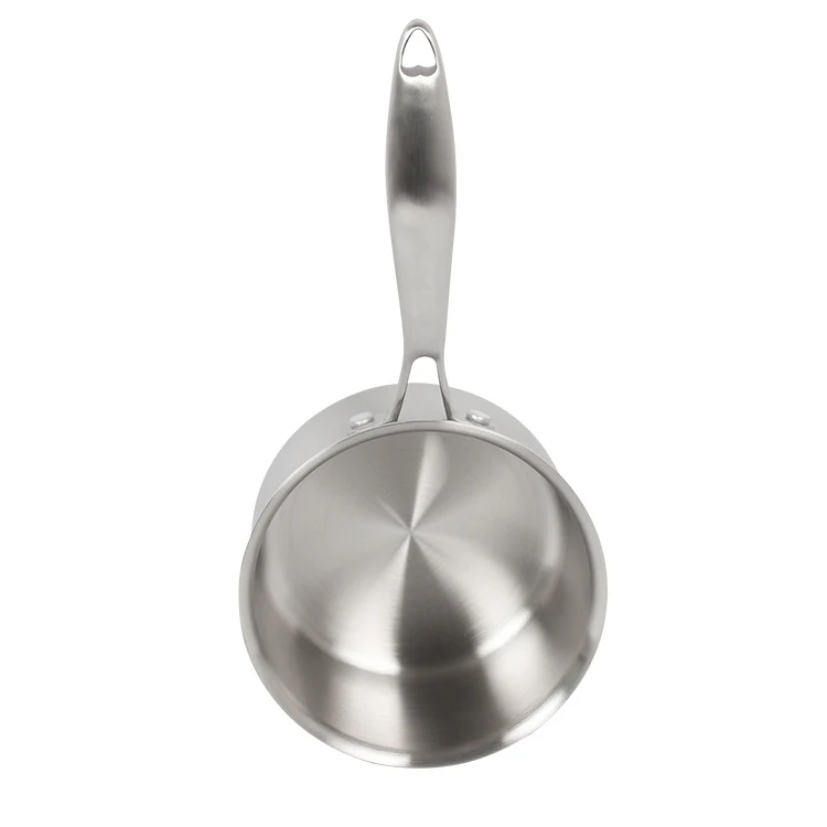 Best Quality mini triply stainless steel soup pot saucepan milk pot