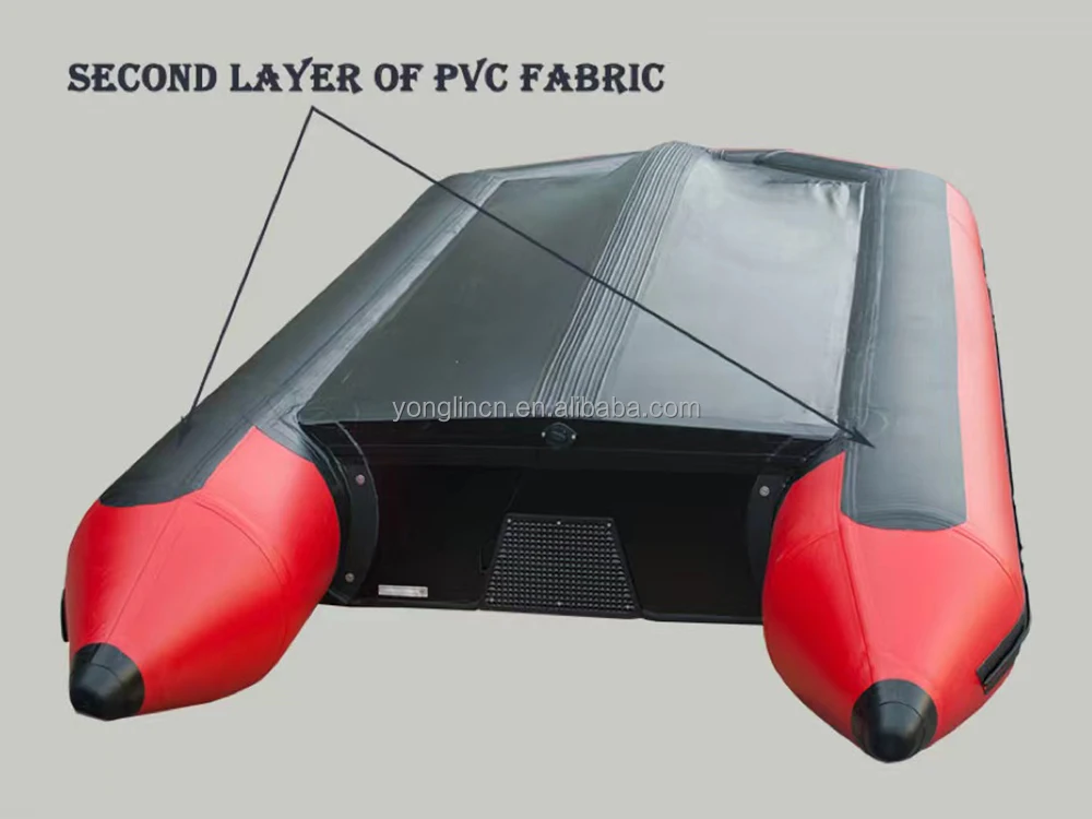 2023 Latest 17ft  PVC Inflatable RIB Sports Boat Hypalon Ribs For Sale