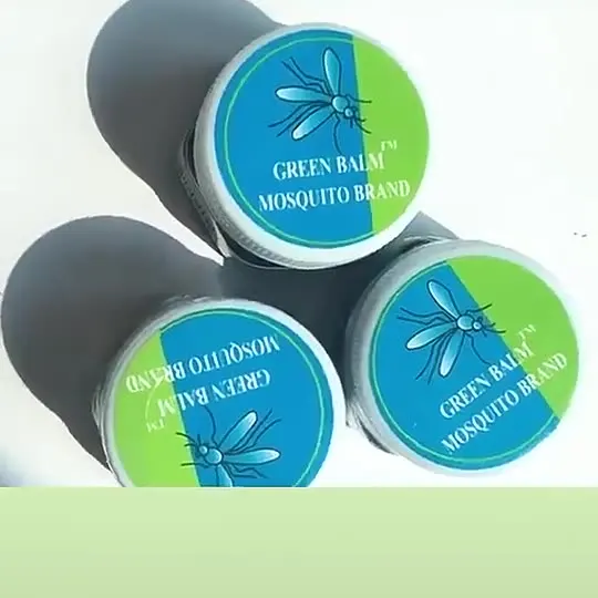 Thai green cream mosquito repellent cream cool oil anti-itch anti-mosquito anti-motion sickness child adult universal