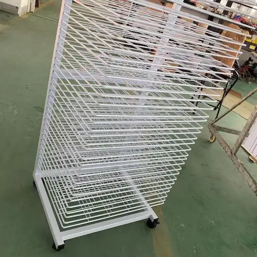 36 Shelves Spray Paint Metal Display Rack Art Painting Dry Tower Shelf Holder