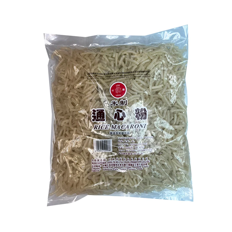 Low minimum order quantity Promotion Rice macaroni noodles yummy Pasta macaroni for home