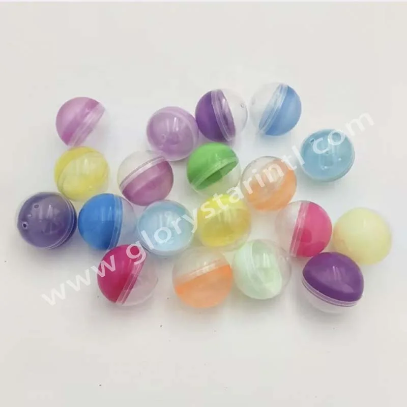 High Quality Eco-friendly PP material Colorful Candy 45mm Round Shape Gashapon Empty Ball for Vending Machine capsule ball