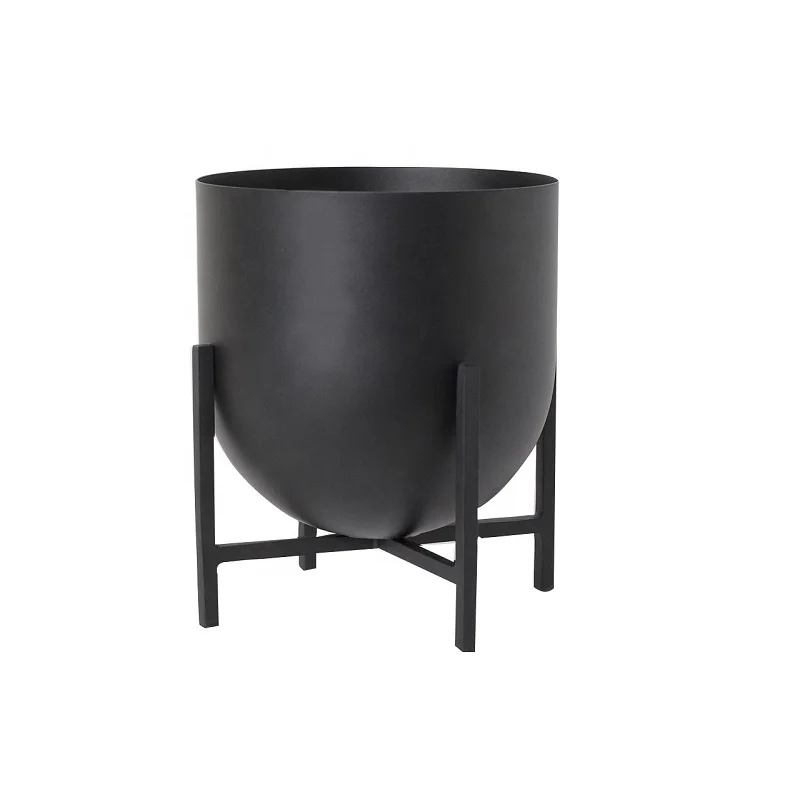 Nordic indoor metal  decorative pots planters home flower pot