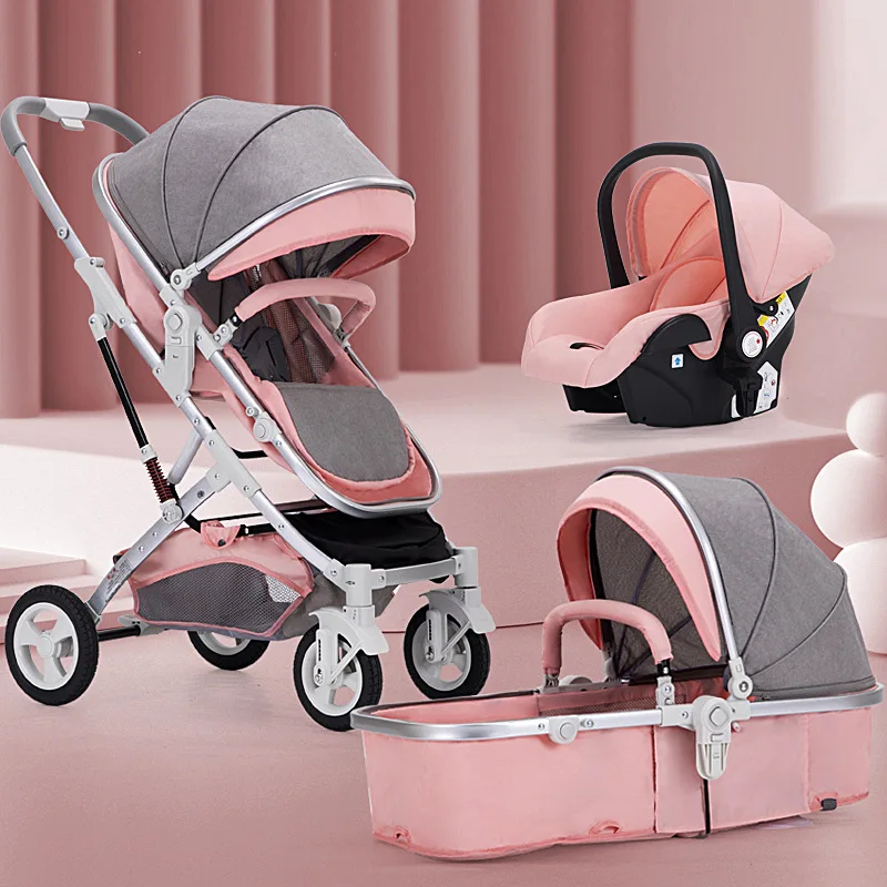 Wholesale Baby Stroller Good Quality Cheap Pram China New Design Luxury 3 In 1 Baby Carriage Stroller