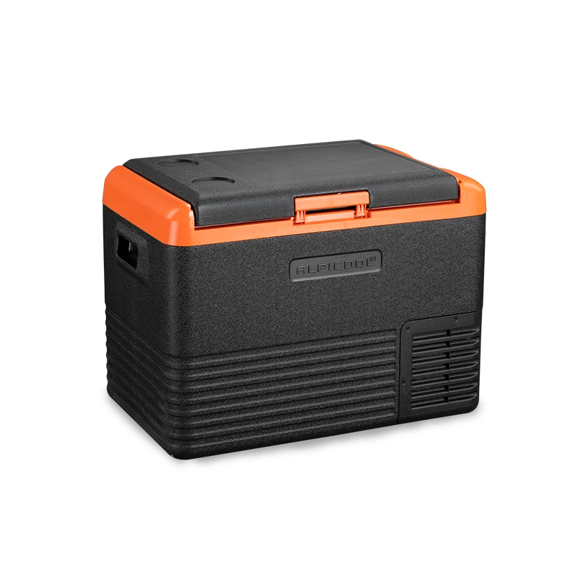 Portable Refrigerator Freezer 32 Quart  30L Car Fridge Cooler with 12V DC 120V AC Travel Refrigerator For Truck RV Camping