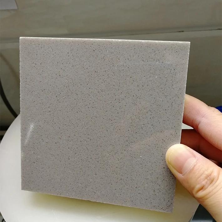 Crystal gery color High Quality Artificial Buffet countertop  for Table Gery Marble polished glazed marble look slab wall tiles