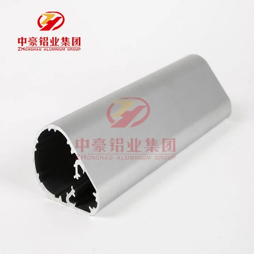 Экструзионный алюминиевый профиль для ворот анодированный серебристый