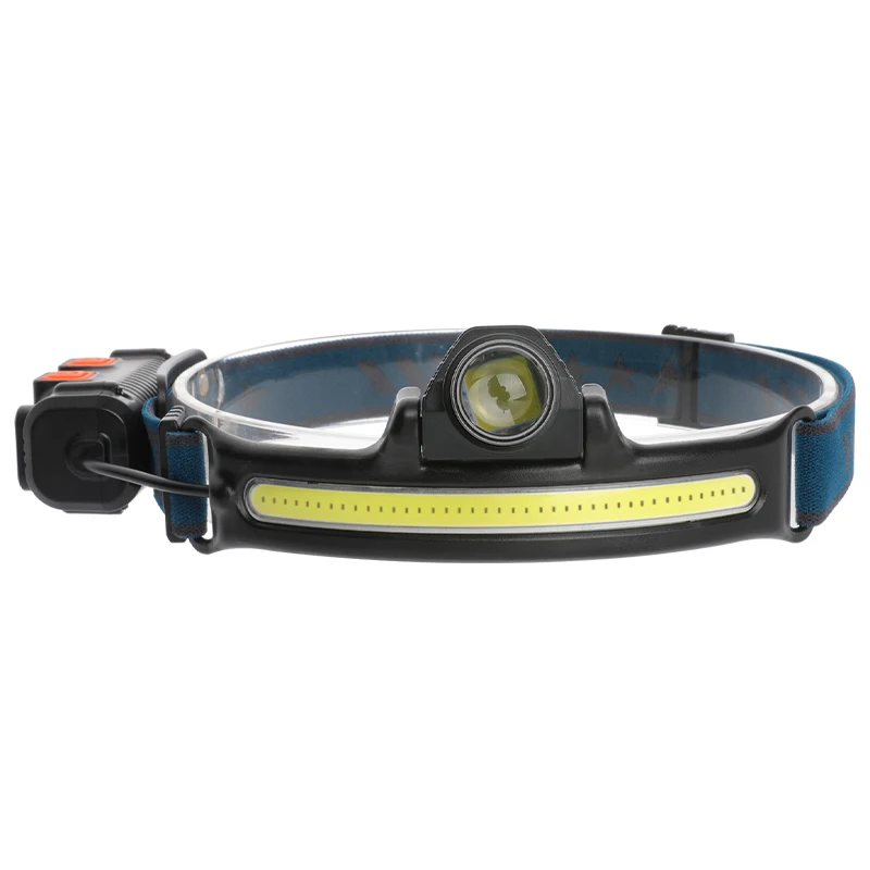 350LM COB LED Headlamp Motion Sensor Headlight with Built-in Battery Flashlight USB Rechargeable Head Lamp Torch Work Light