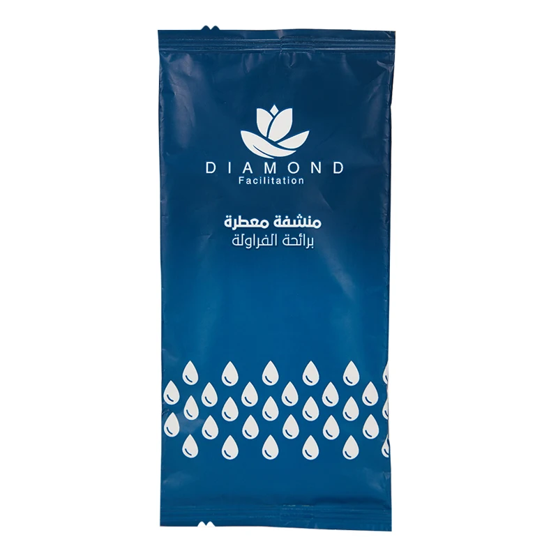 Modern Quality Hotel Cleaning Wet Towels Individual Customized Packaging with Fresh Lemon Fragrance Refreshing Tissue for Adults