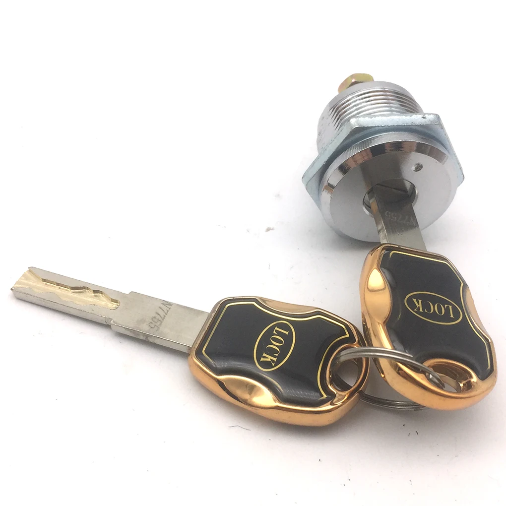 
Key cam lock for slot machine-Tubular Cabinet lock for safe 
