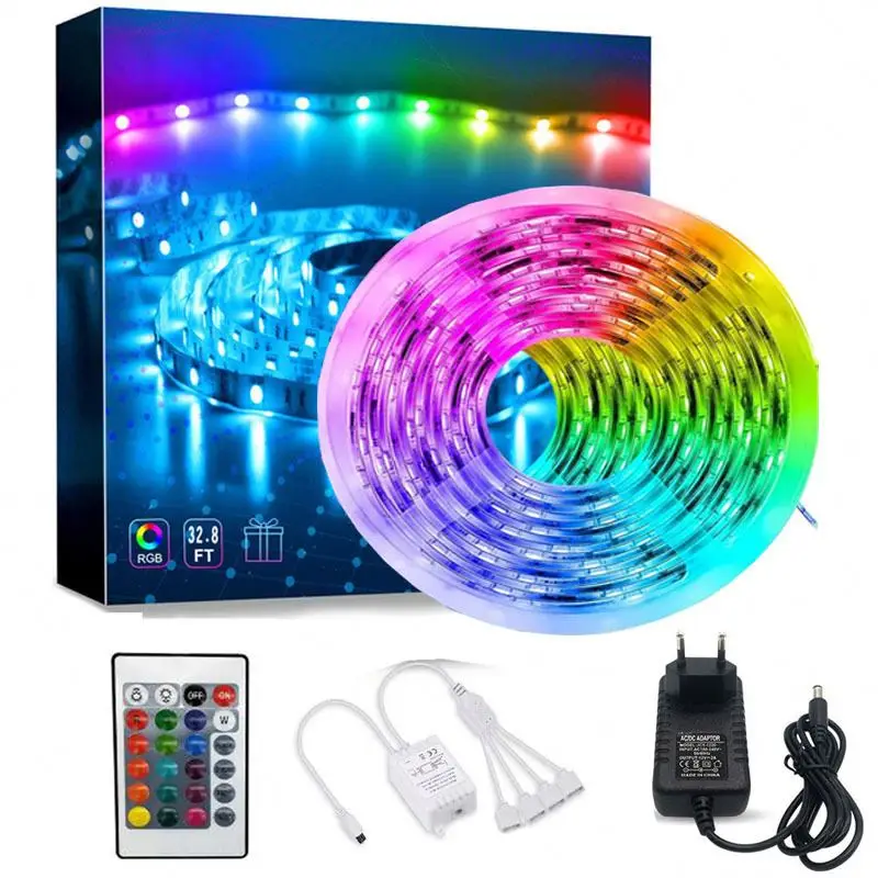 Alexa Tuya Google Home APP Remote Control Smart RGB Strip Light IP65 Waterproof WIFI Smart LED Strip WIFI LED Strip Light