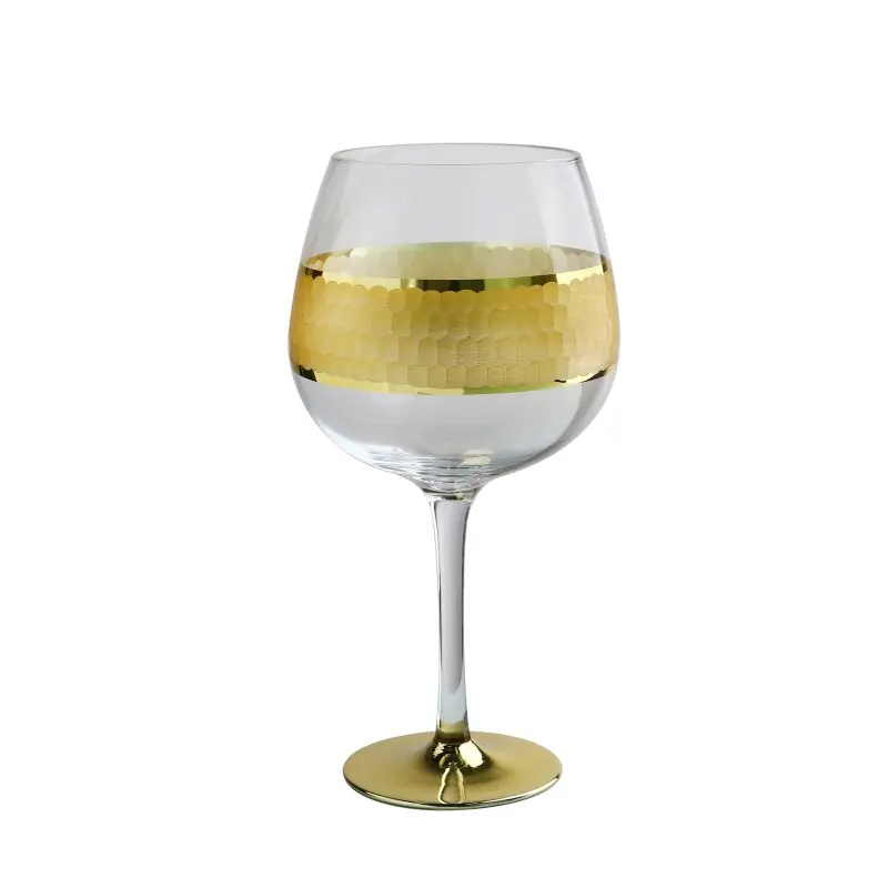 custom logo Lead Free Crystal Gin Tonic red wine Glass Gin Balloon Wine Glass Goblet Cocktail Gin Glasses