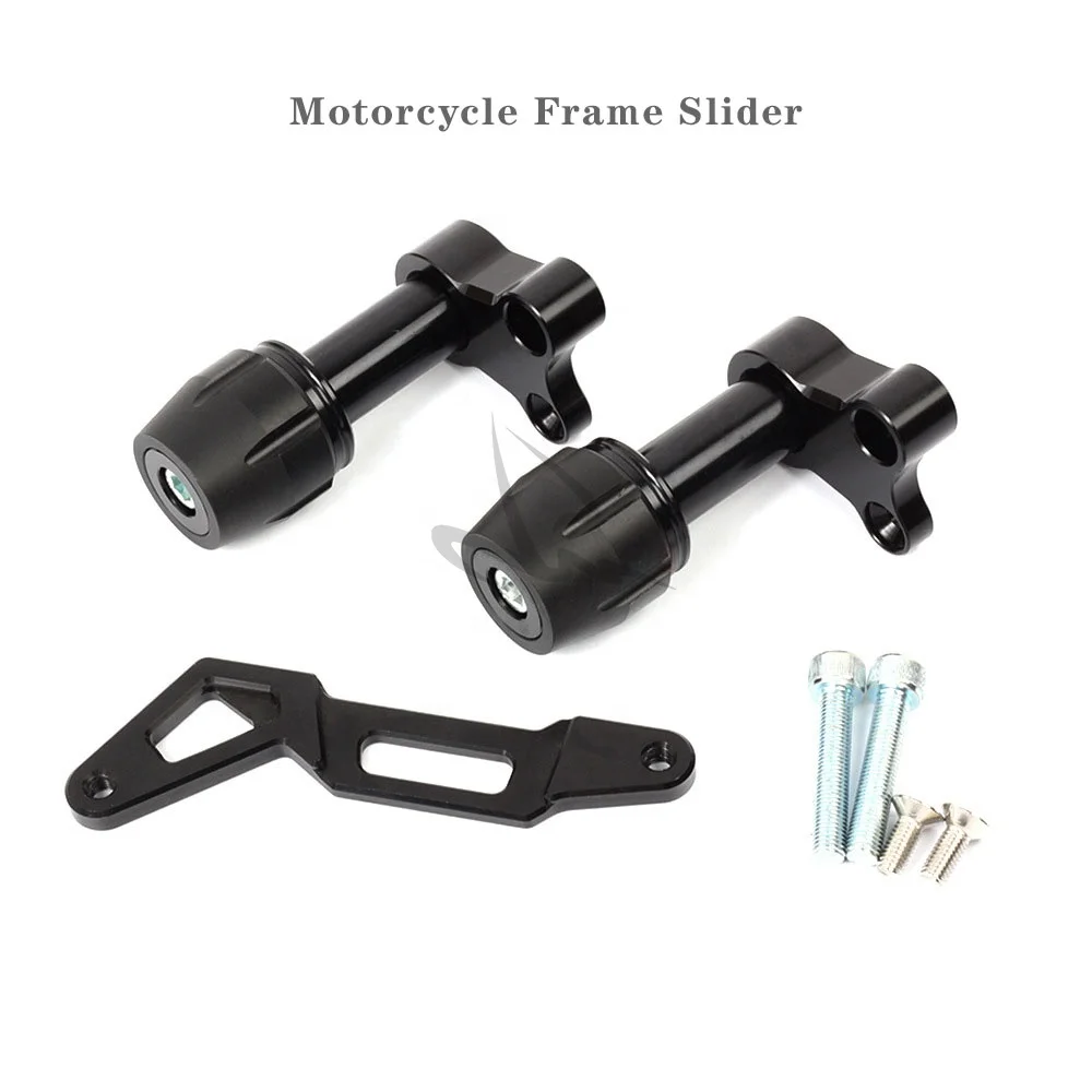 Motorcycle CNC Aluminium Falling Crash Protector Exhaust Frame Pipe Slider For Scooter Yamaha Xmax Nmax Aerox All Year