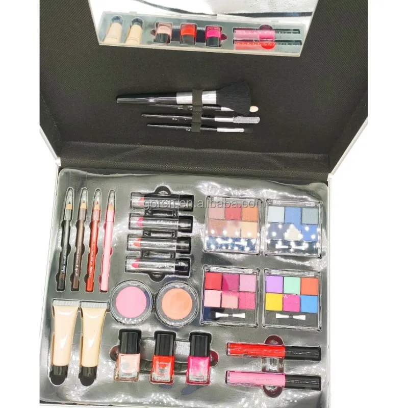 Professional makeup with make up cosmetic case professional long-lasting waterproof make-up set tool box easy to travel