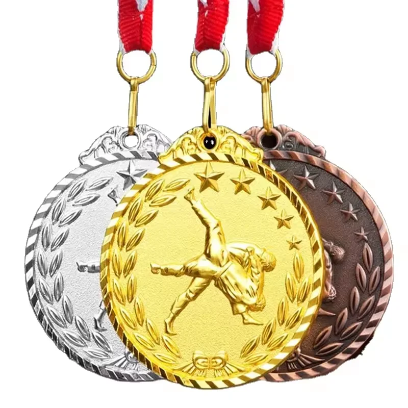 Customized 2024 poomsae taekwondo  boxing powerlifting weightlifting bodybuilding medal for women