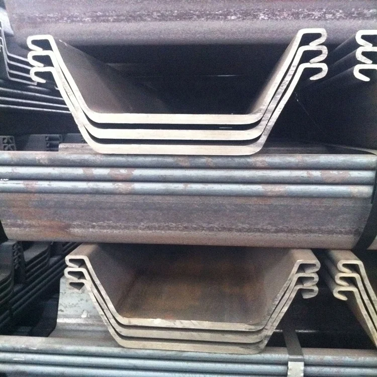 Стальной материал, U-образный горячекатаный лист Larssen для контроля наводнения