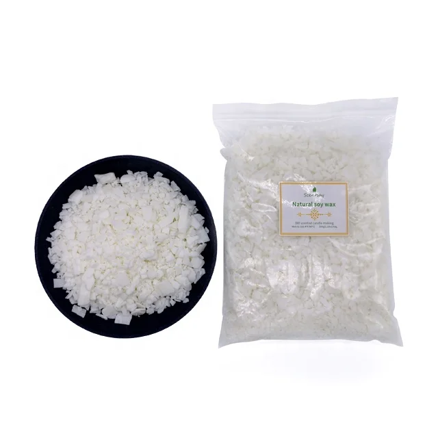SW 100% organic pure soybean wax soy wax flakes 500g/bag for candle making