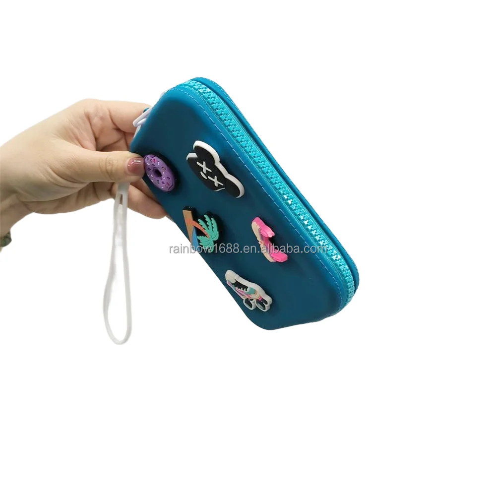 Silicone Purse Wholesale Silicone Pouch Cute Cartoon Coin Purse Mini Wallet With Zipper