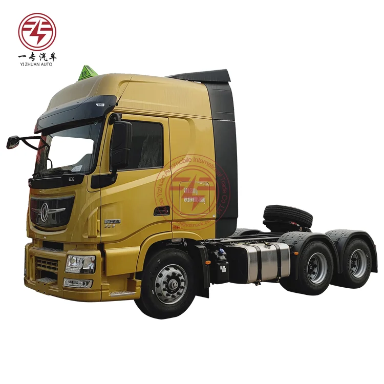 New/Used Dongfeng Heavy Duty Lorry 520HP 4X2 4X4 6X4 40 Ton Tow Capability Tractor Trailer Truck with Manual Transmission