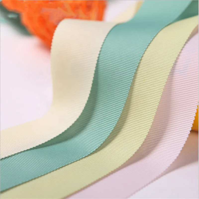 3inch picot design rayon polyester grosgrain ribbon cotton petersham ribbon for gift pack TCMD03